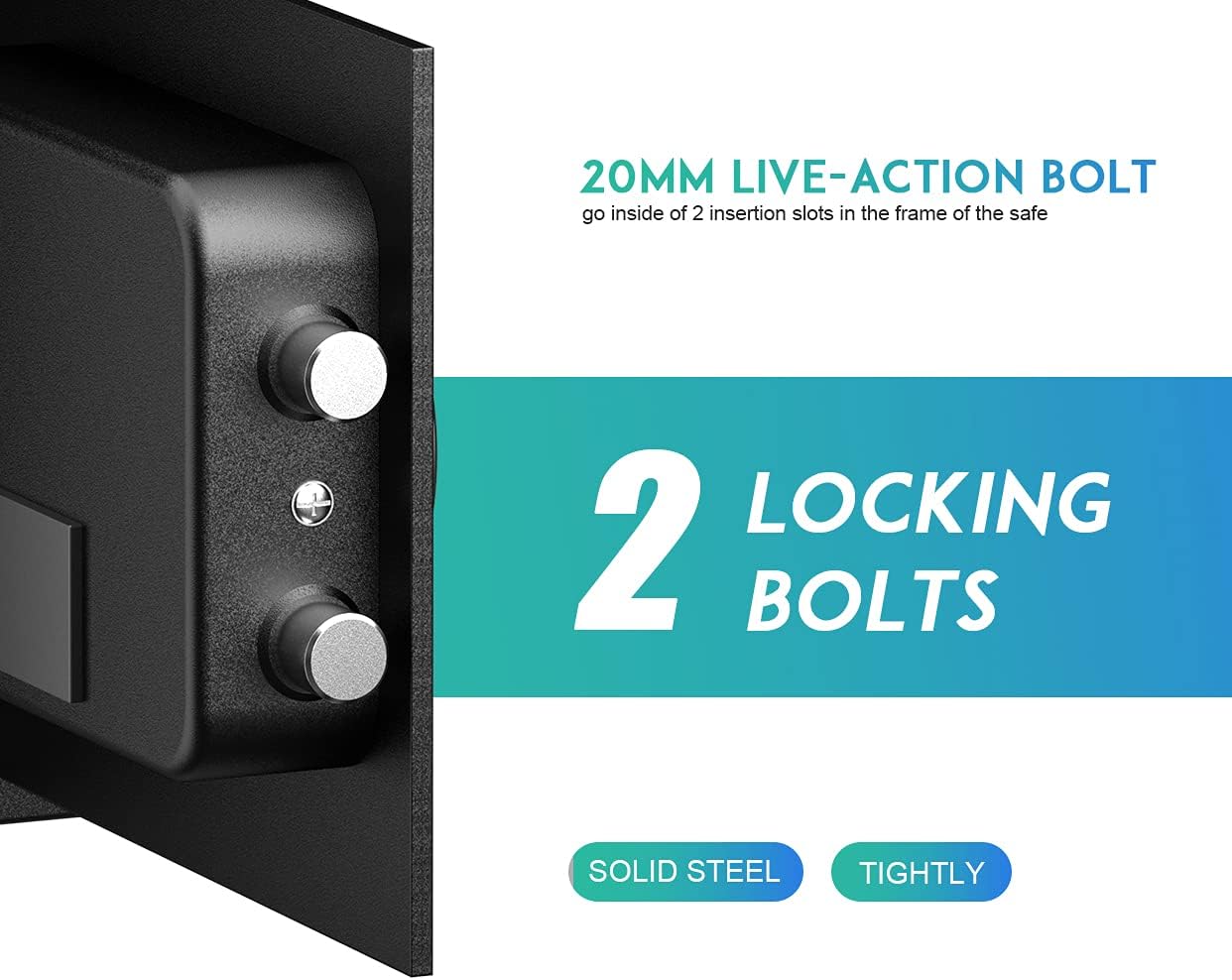 (Excellent) RPNB  1.0 Cubic Feet Deluxe Safe and Lock Box,Digital Keypad Safe Box, (RP23ESA)