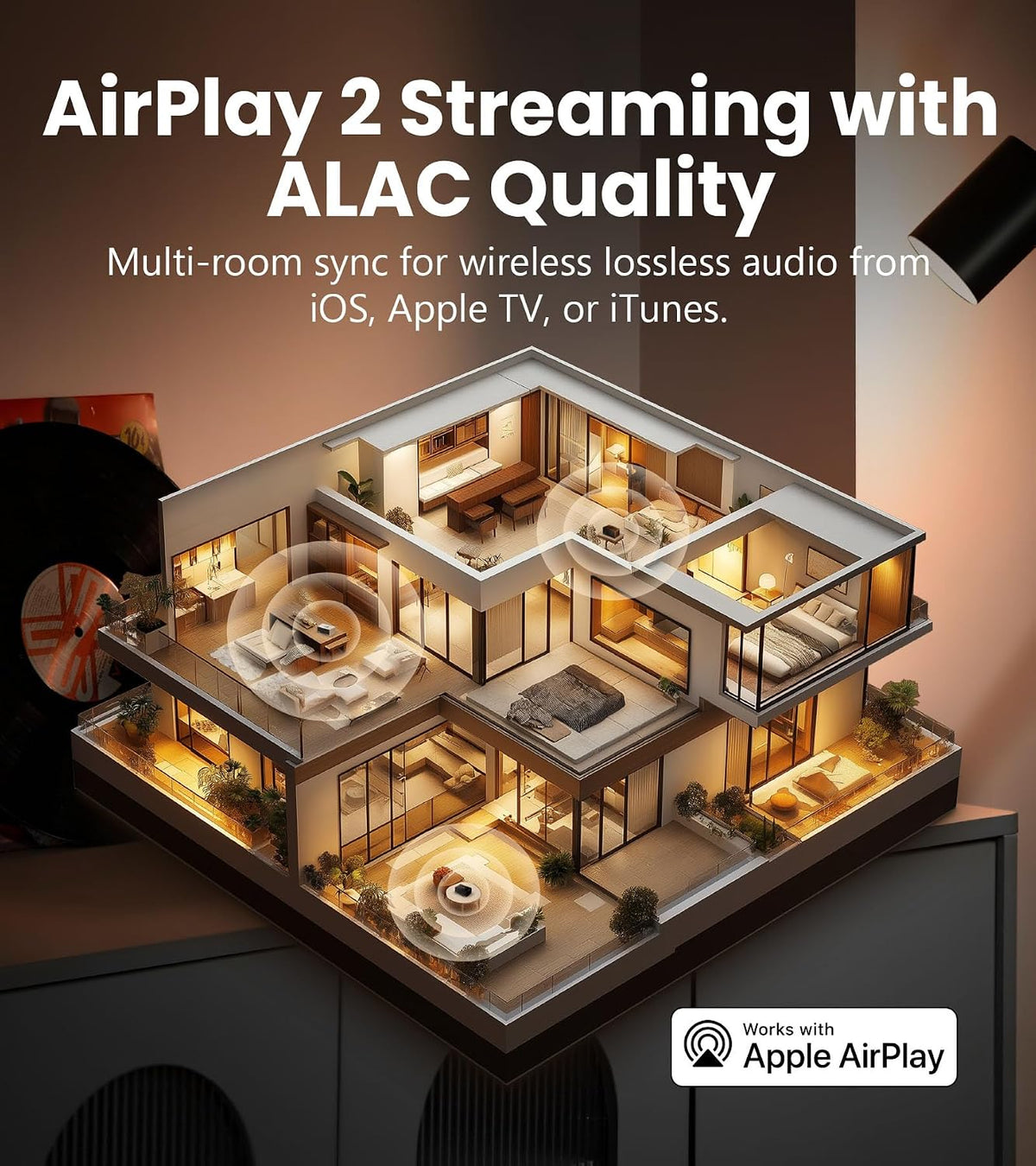 (New Open Box) Edifier S300 Hi-Fi Tabletop Speaker – 80W | LDAC, AirPlay 2 & Bluetooth 5.4