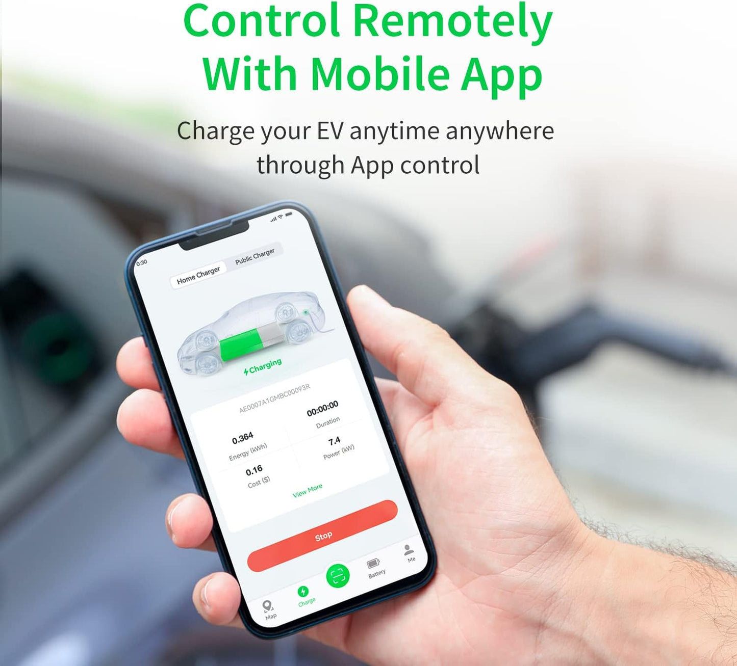 (Excellent) Autel Level 2 EV Charger 40 Amp Smart AI Electric Vehicle (EV) Charger, NEMA 14-50 Plug