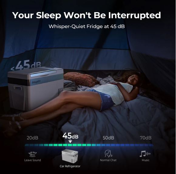 (Excellent) BougeRV 12V 30 Quart (28L) Portable Fridge – Model CR28