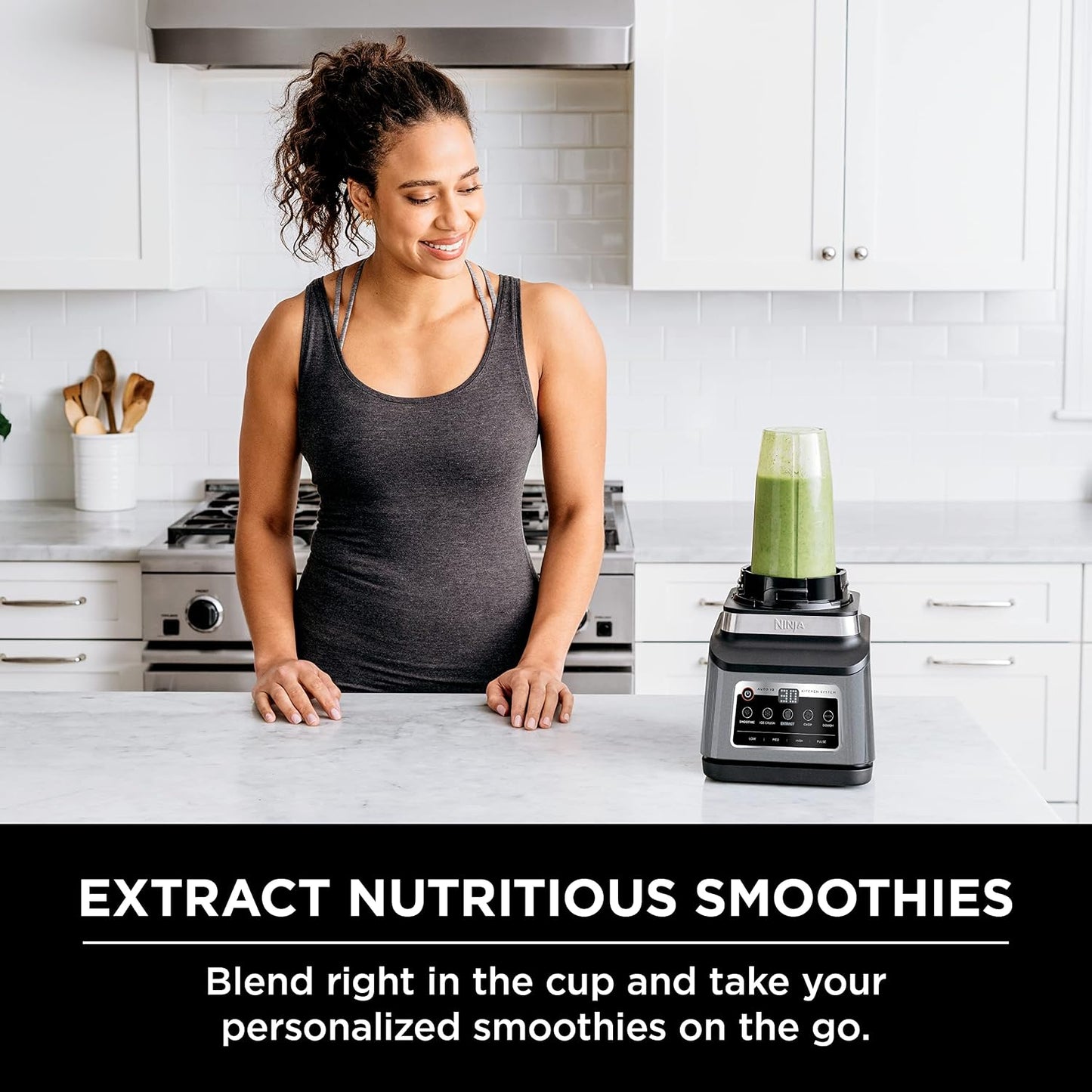 (New Open Box)  Ninja BN801C Professional Plus Kitchen System with Auto-iQ – 1400W | 72oz Pitcher