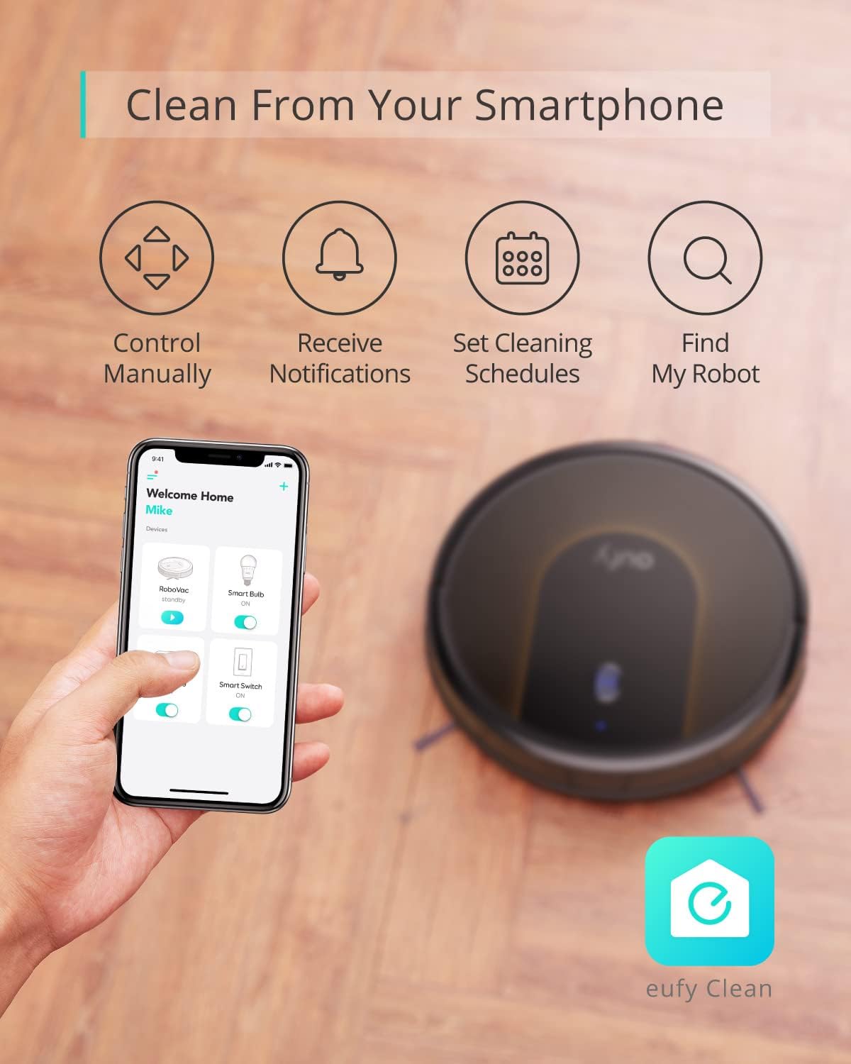 (Good) eufy by Anker, RoboVac 30C, Robot Vacuum Cleaner,Wi-Fi, Super-Thin, 1500Pa Suction