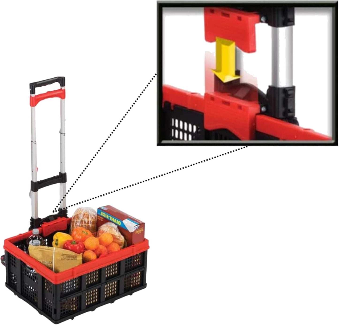 (Brand New) Magna Cart Stair Climbing 6-Wheel Folding Aluminum Hand Truck Dolly Cart with Tote Attachment