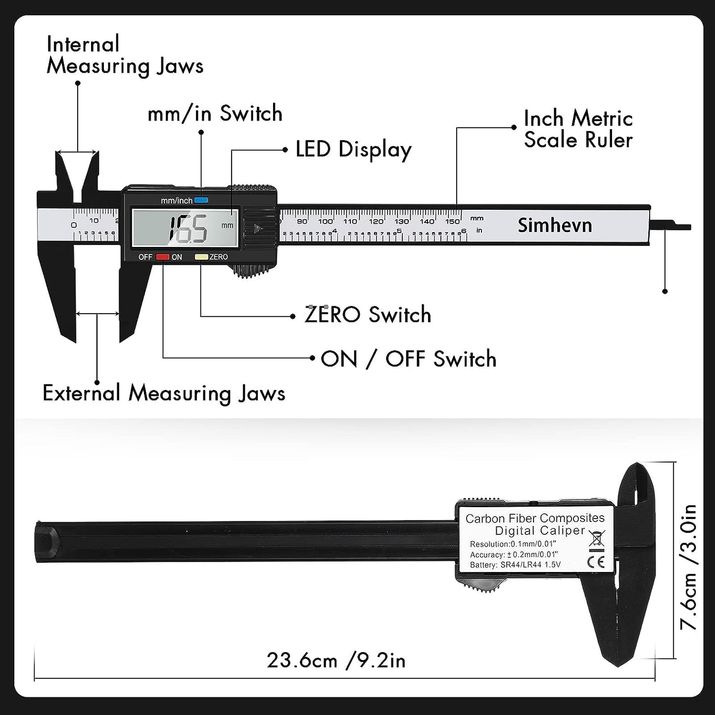 EZT Electronic Digital Caliper Electric Deals