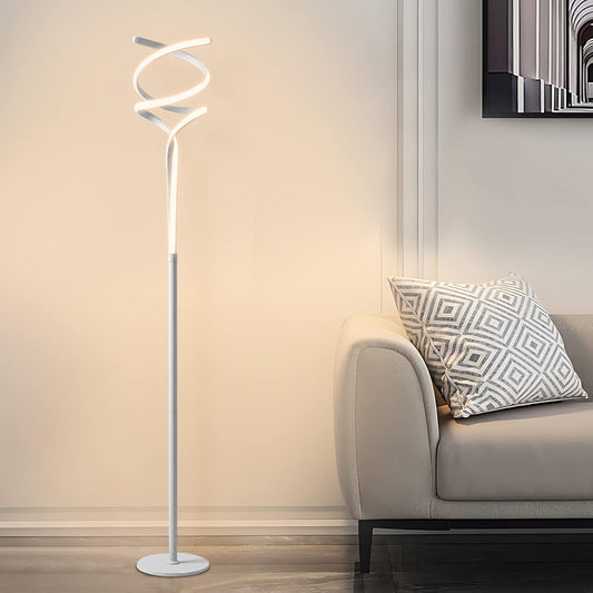 (New Open Box) ZxWLife Floor Lamp, LED Modern Floor Lamps for Living Room, 40W-2500LM Lamp for Living Room
