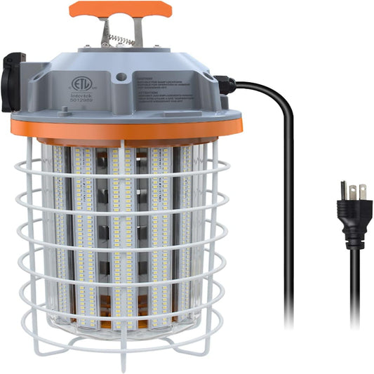 (New Open Box) LED Temporary Work Light 150W Daylight White 5000k 22250 Lumens Led High Bay Construction Light