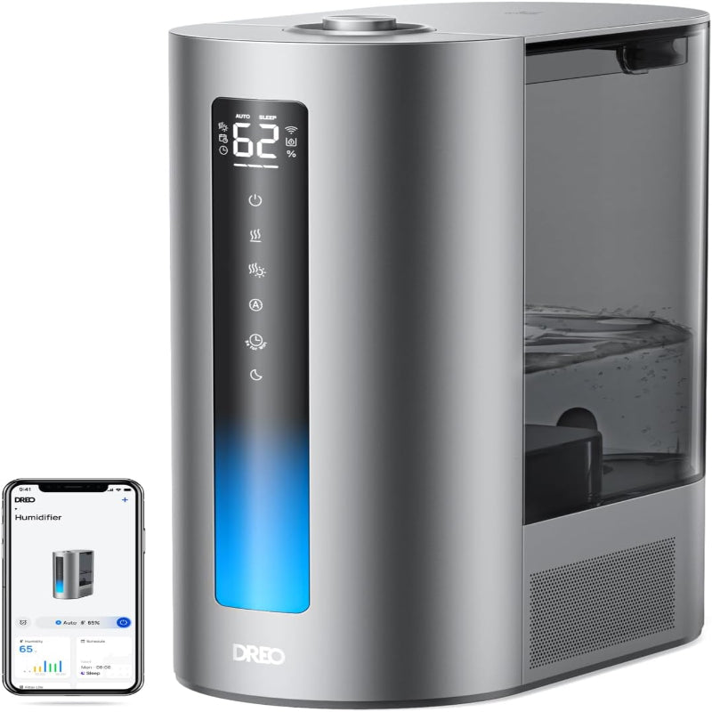 (New Open Box) DREO HM713S Smart Humidifier with Warm & Cool Mist