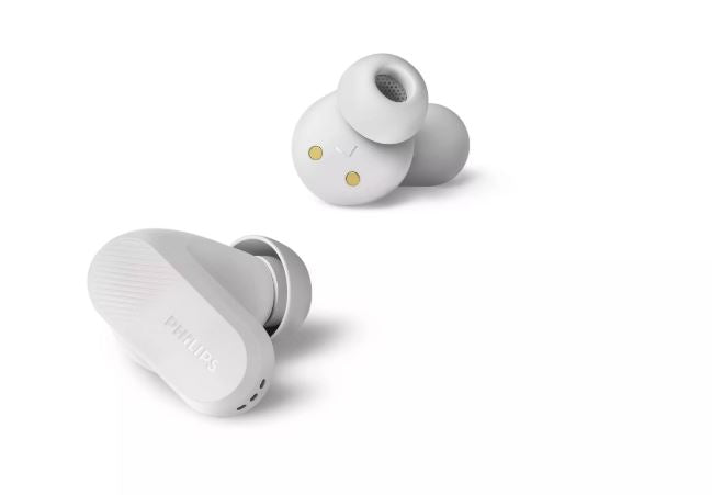(Brand New) PHILIPS True Wireless In-Ear Noise Cancelling Bluetooth Headphones (white)