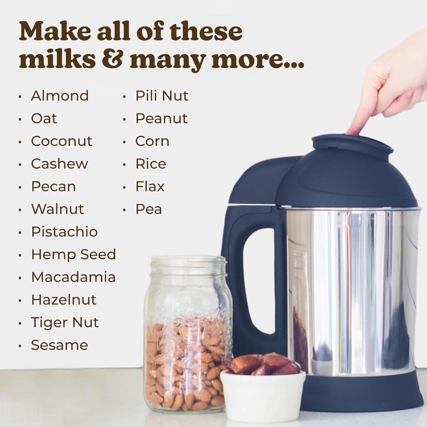 (Excellent) The Almond Cow plant-based Milk Maker