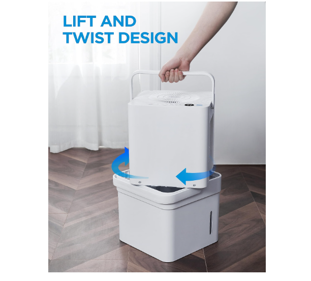 (New Open Box) Midea Cube Dehumidifier for Basement, Smart Control, ENERGY STAR 20 Pint