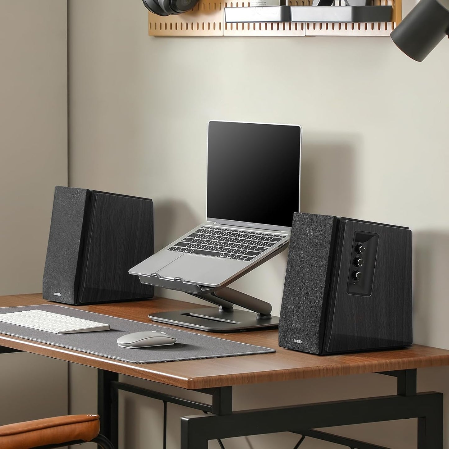 (New Open Box) Edifier R1700BT Bluetooth Bookshelf Speakers - Active Near-Field Studio Monitors - 66w RMS