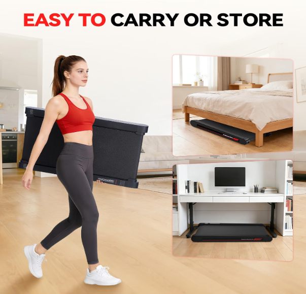 (New Open Box) Freepi Walking Pad,Under Desk Vibration Treadmill,3 in 1 Vibration Plate Exercise Machine,Portable Treadmill for Home