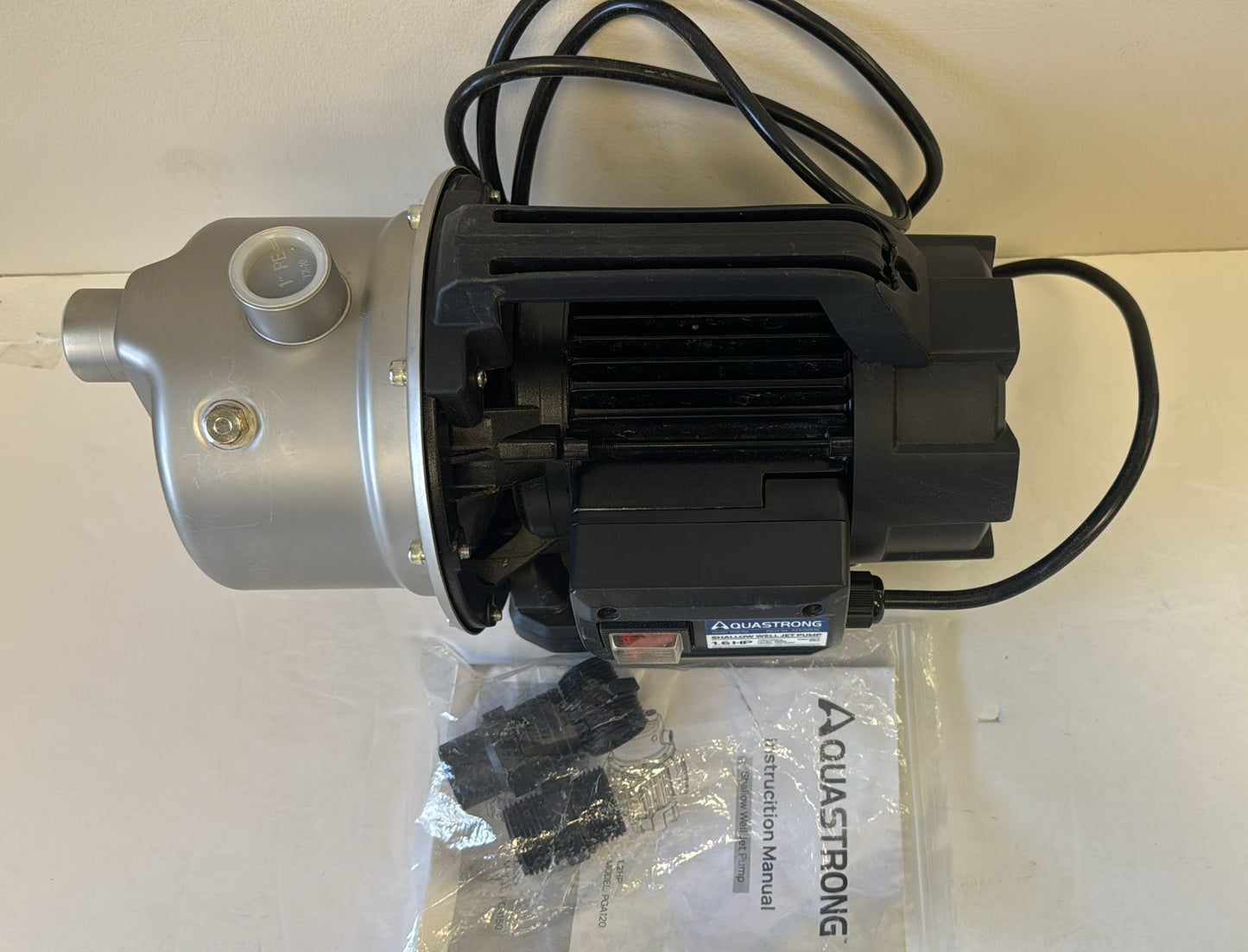 (Good) Aquastrong 1.6HP Portable Shallow Well Pump Garden Pump, 1320GPH, 115V, Stainless Steel, Sprinkler Pump, Water Transfer Draining Irrigation Pump, for Lawn or Garden…