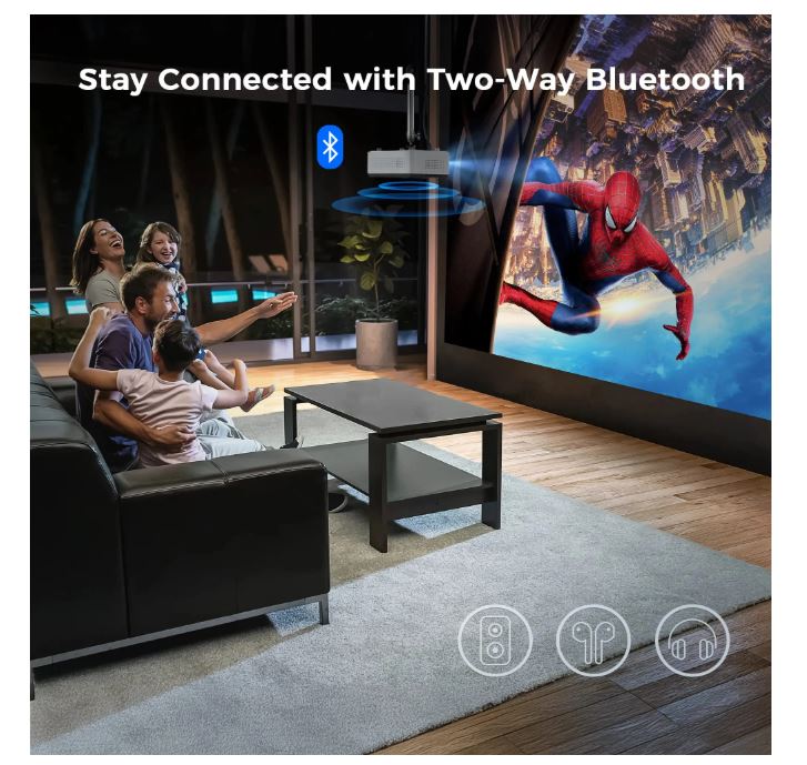 (Excellent) Vankyo Leisure 470W 720P Portable Projector with Wireless Connectivity, L 470W