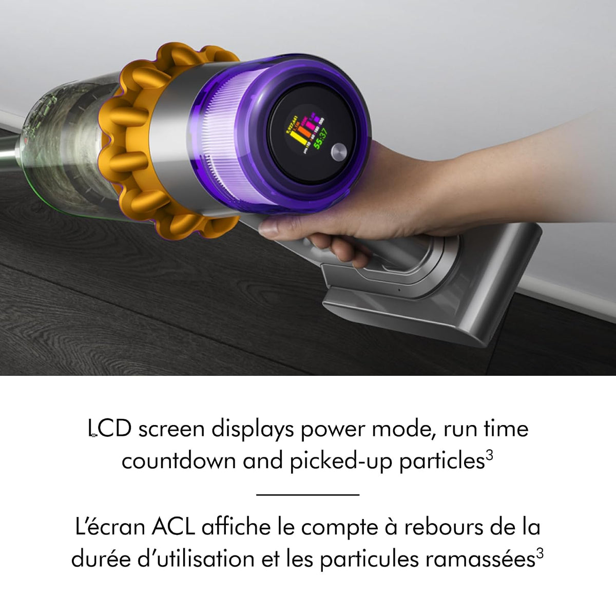 (Excellent) Dyson V15 DetectTM Cordless Vacuum | Powerful Suction • Laser Dust Detection |