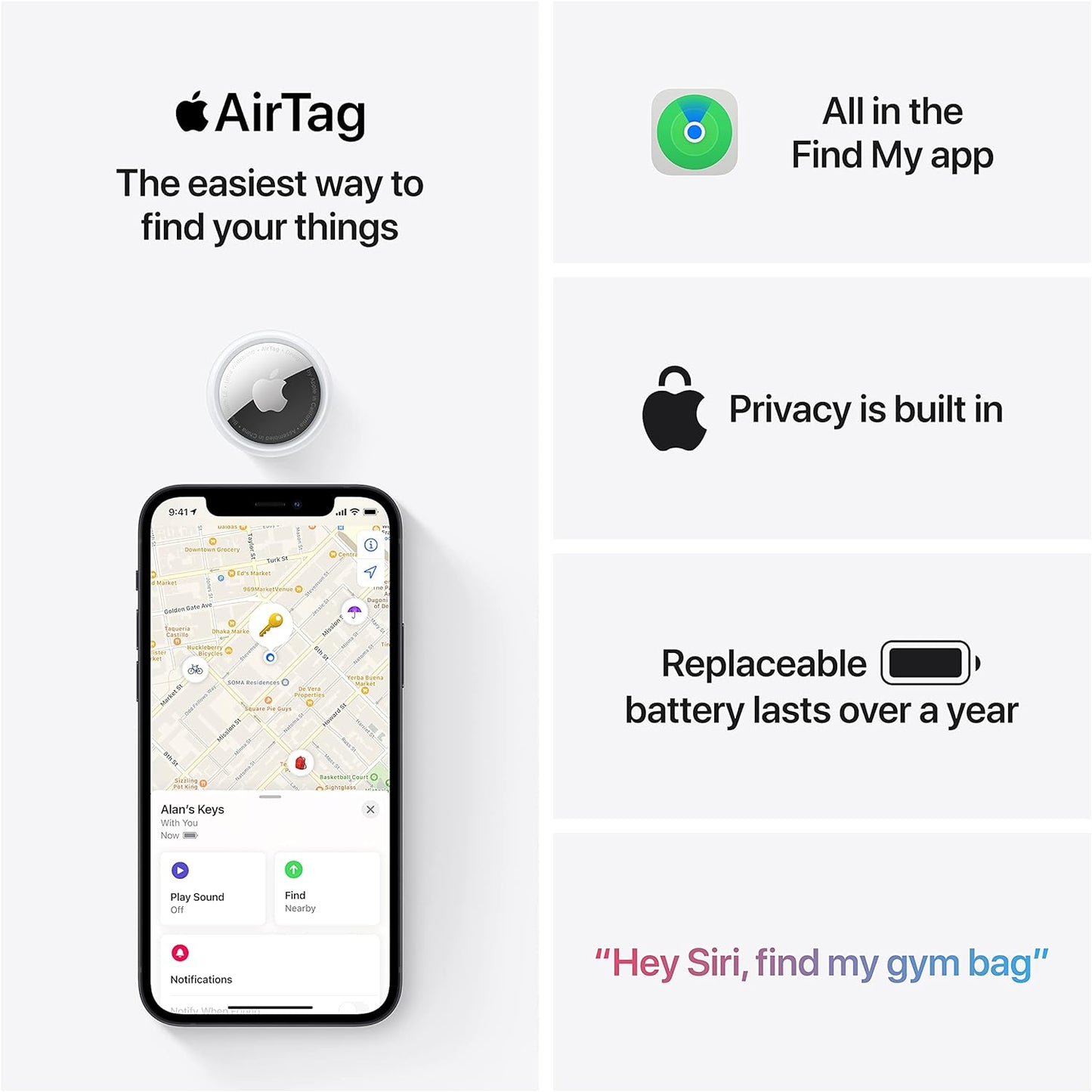 (Brand New) Apple AirTag 4 Pack