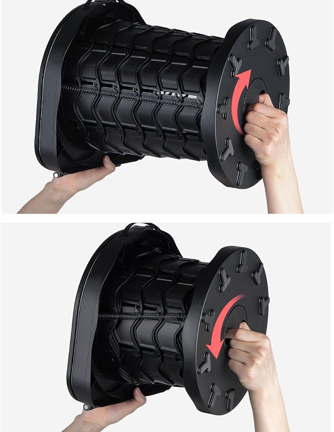 (New Open Box) Portable Camping Toilet, Foldable Travel Toilet - Height Adjustable for Children and Adults