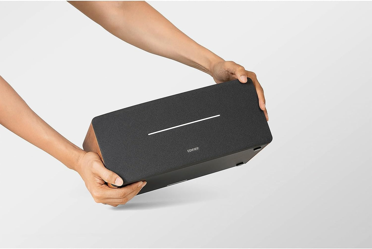 (New Open Box) Edifier D12 Integrated Desktop Computer Speakers with Bluetooth 5.0, Wireless Stereo