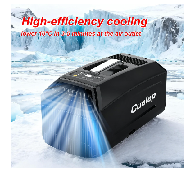 (New Open Box) Cuelep 5200BTU Mini AC 110V 24H Timer for RV Boat Tent Truck Van Camping Fishing