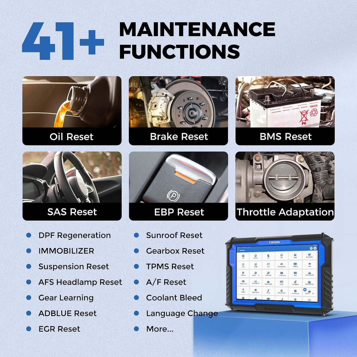 (New Open Box)  TOPDON Phoenix XLink Professional Automotive Diagnostic Scanner | ECU Programming •