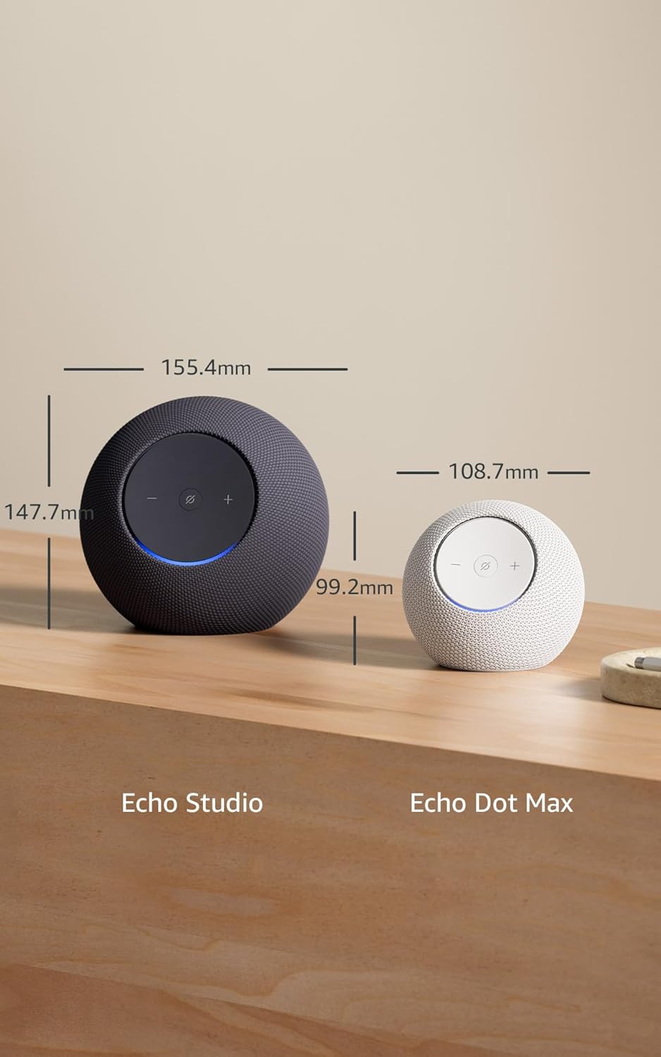 (Excellent) Amazon Echo Dot Max, Alexa speaker with room-filling sound and nearly 3x bass, Great for living rooms and medium-sized spaces, Designed for Alexa+, Graphite