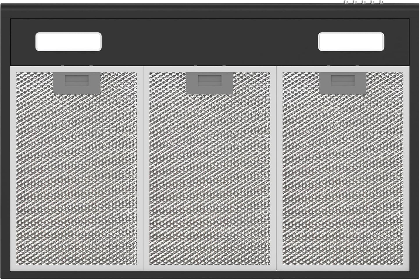 (Good) CIARRA Black Range Hood 30 inch Under Cabinet Ductless Range Hood Vent for Kitchen