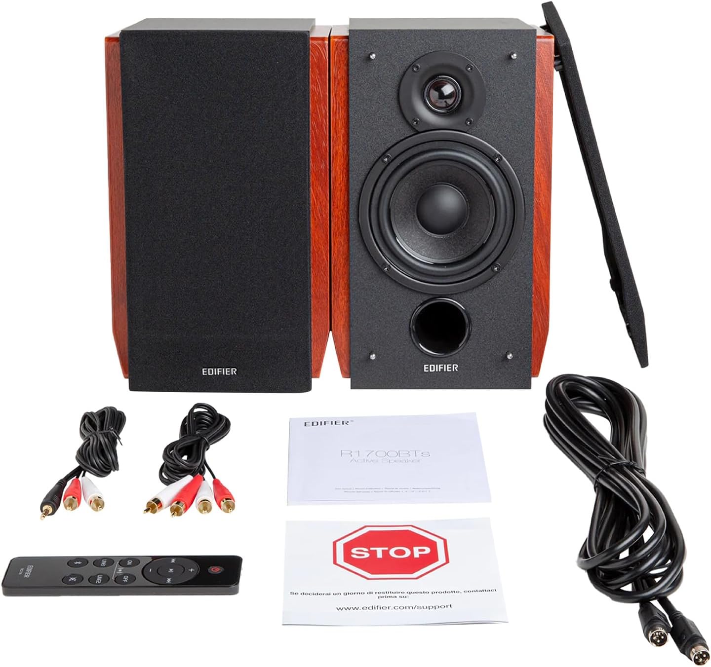 (New Open Box) Edifier R1700BTs Active Bluetooth Bookshelf Speakers - 2.0 Wireless