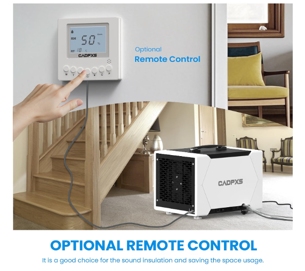 (New Open Box) 💧🏠 CADPXS 80 Pint Crawl Space/Commercial Dehumidifier with Pump & Drain Hose – Remois XP70 💦✨