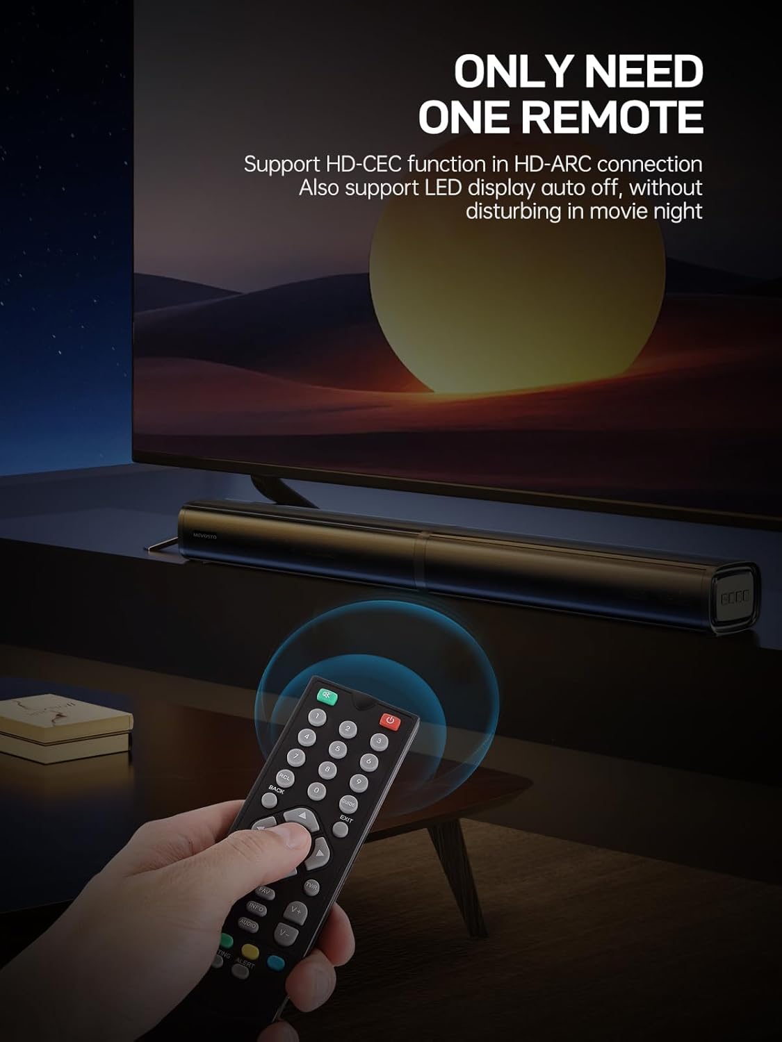 (New Open Box) Mevosto 2.2CH Soundbar 80W | Model D7H • 2-in-1 Separable