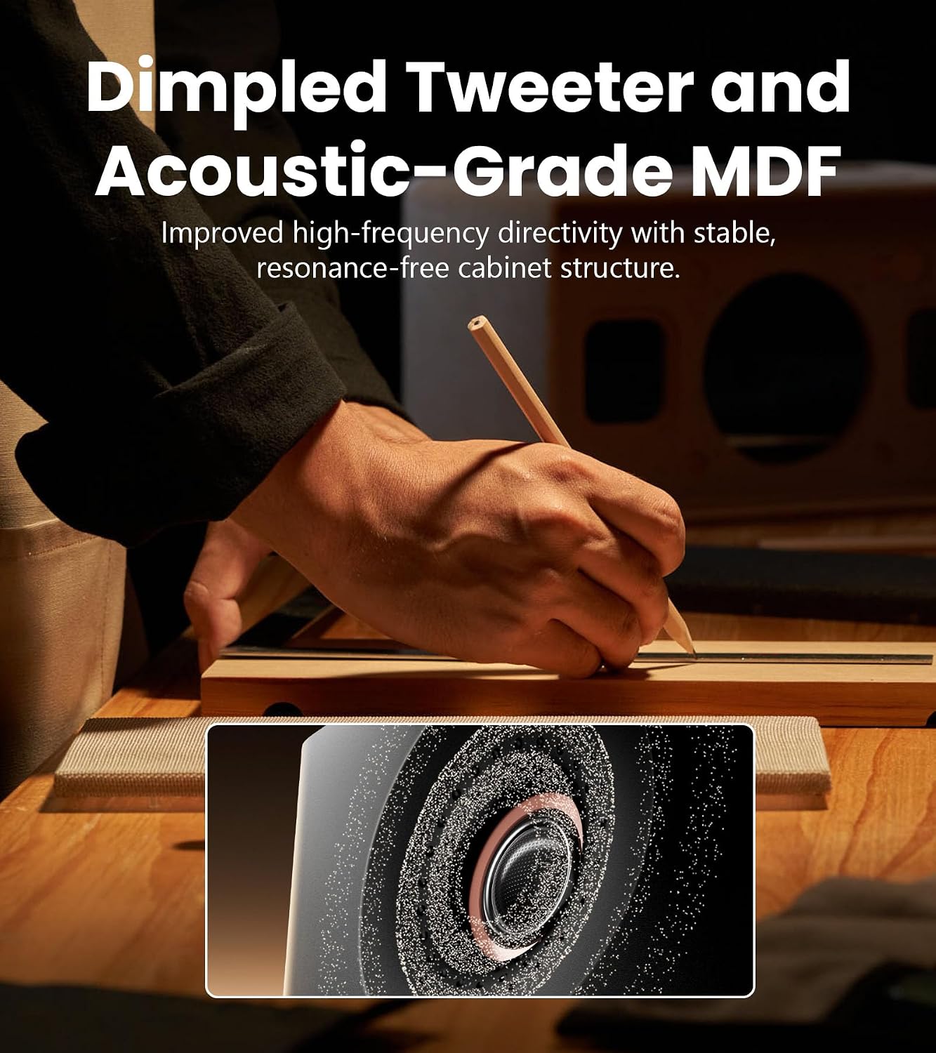 (Brand New) Edifier MR5 2.0 Studio Monitor Bookshelf Speakers – 110W RMS – Black