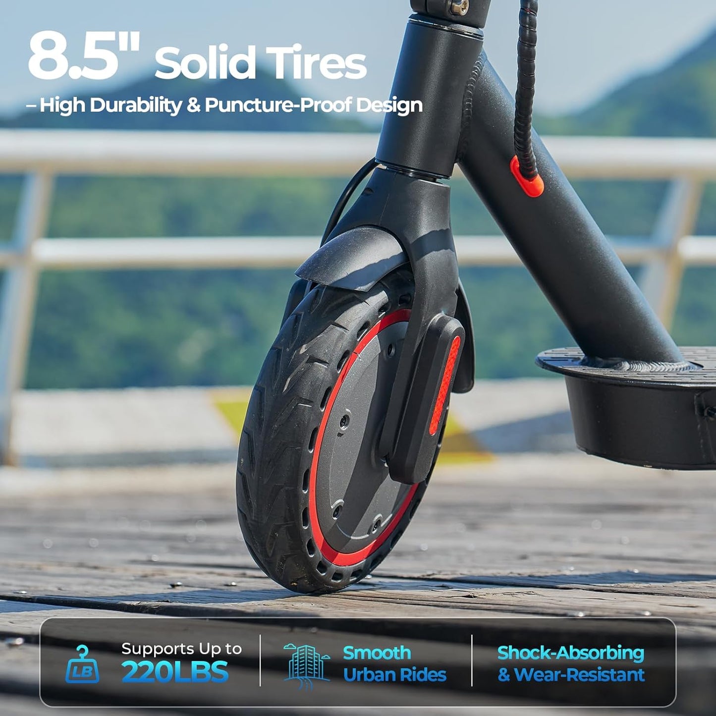 (New Open Box) iScooter Electric Scooter for Adults & Teens, 500W/350W Motor, 35/30 km/h Top Speed & 37/30/20 km Range, 10"/8.5" Tires, Lightweight Foldable Commuter E-Scooter with Dual Brakes, Optional APP Control