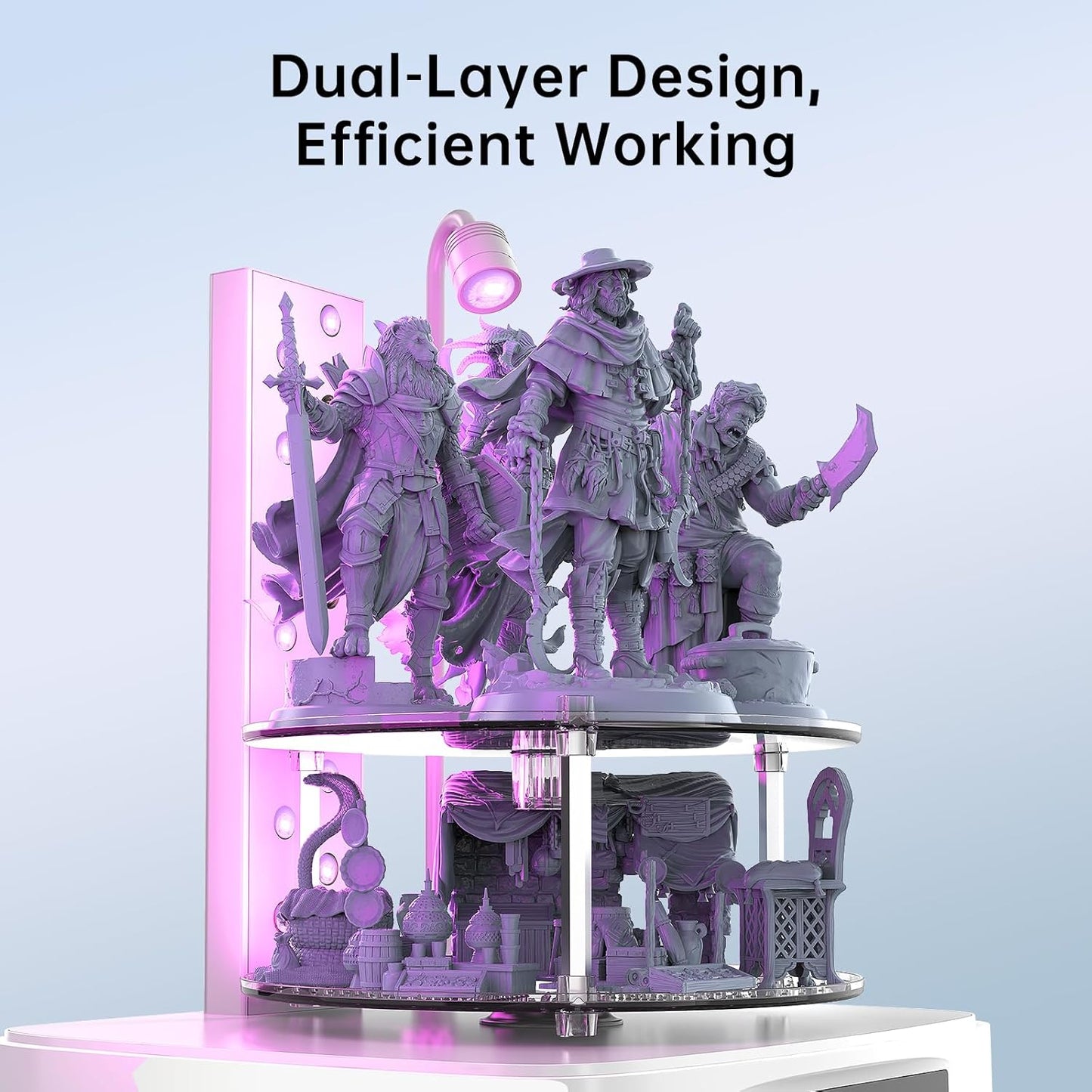 (New Open Box) ANYCUBIC Wash and Cure Station, Larger Volume 2 in 1 Wash and Cure 3.0 Plus for Photon Mono