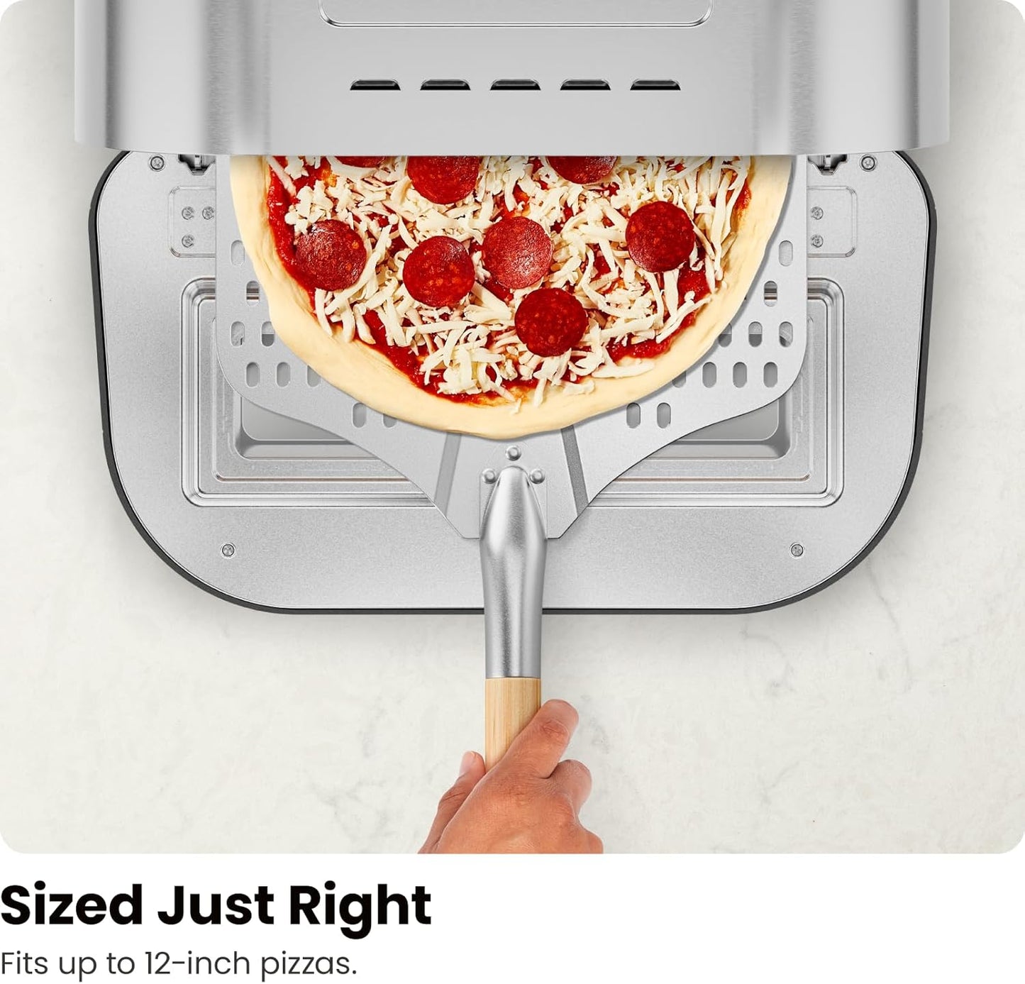 (Brand New) CHEFMAN Indoor Countertop Electric Pizza Oven, 5 Touchscreen Presets