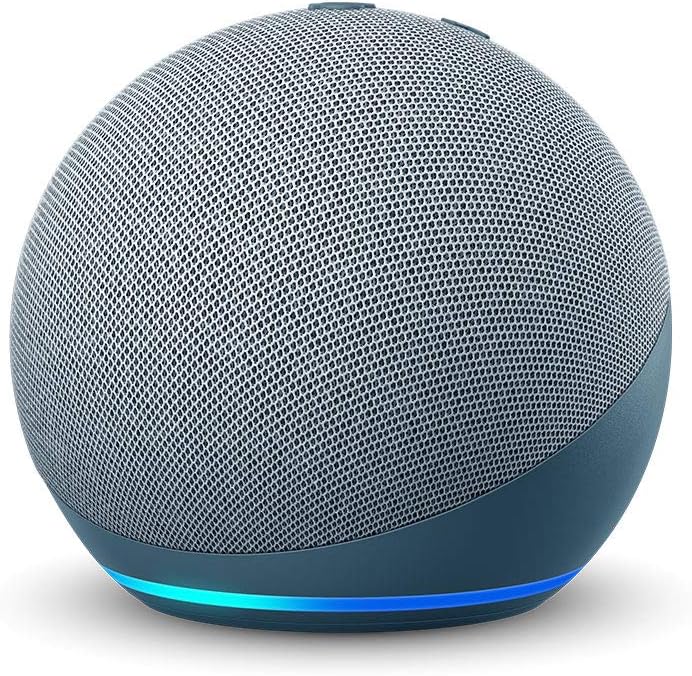 Refurbished(Excellent) Echo Dot (4th Gen, 2020 release) | Smart speaker with Alexa | - white, blue, black