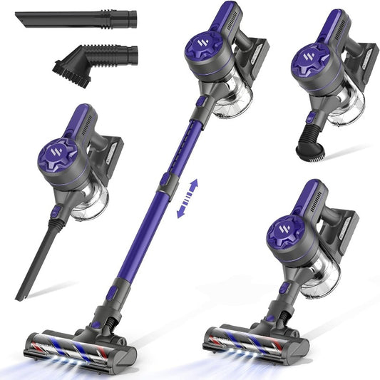 Cordless Vacuum Cleaner, A10 Pro Handheld Cordless Vacuum 4-in-1 Lightweight Vacuum Cleaner