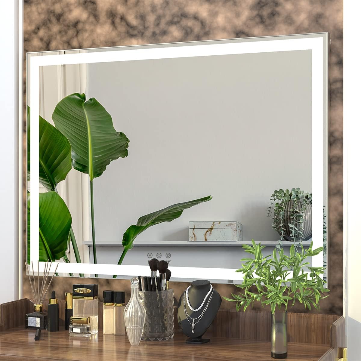 (Brand New) BEAUTME Large Vanity Mirror with Lights 91.5x67cm, Lighted Tabletop/Wall Hollywood Makeup Mirror