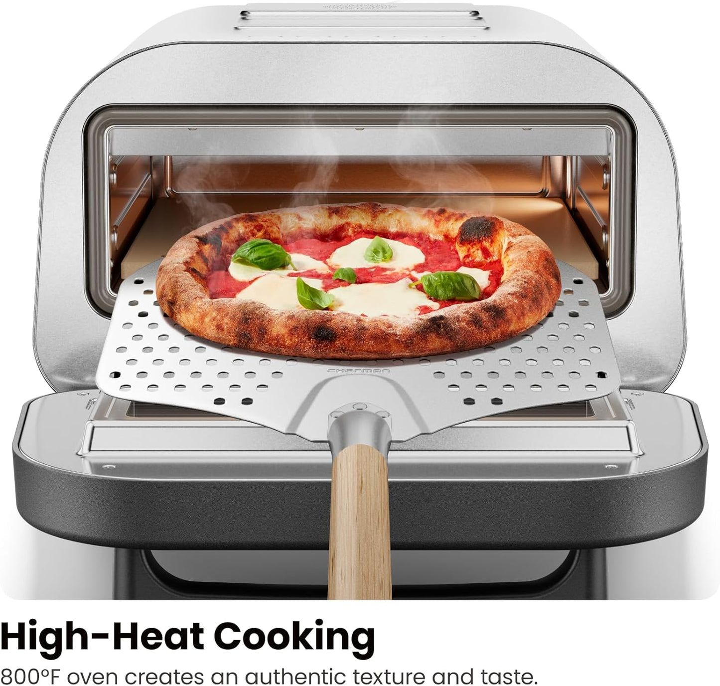 (Brand New) CHEFMAN Indoor Countertop Electric Pizza Oven, 5 Touchscreen Presets
