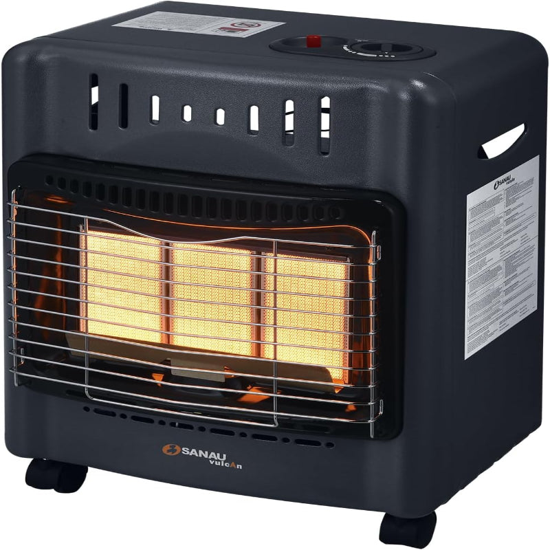 (New Open Box) SANAUVULCAN Propane Heater, 18,000 BTU Portable Radiant Heater for Garages