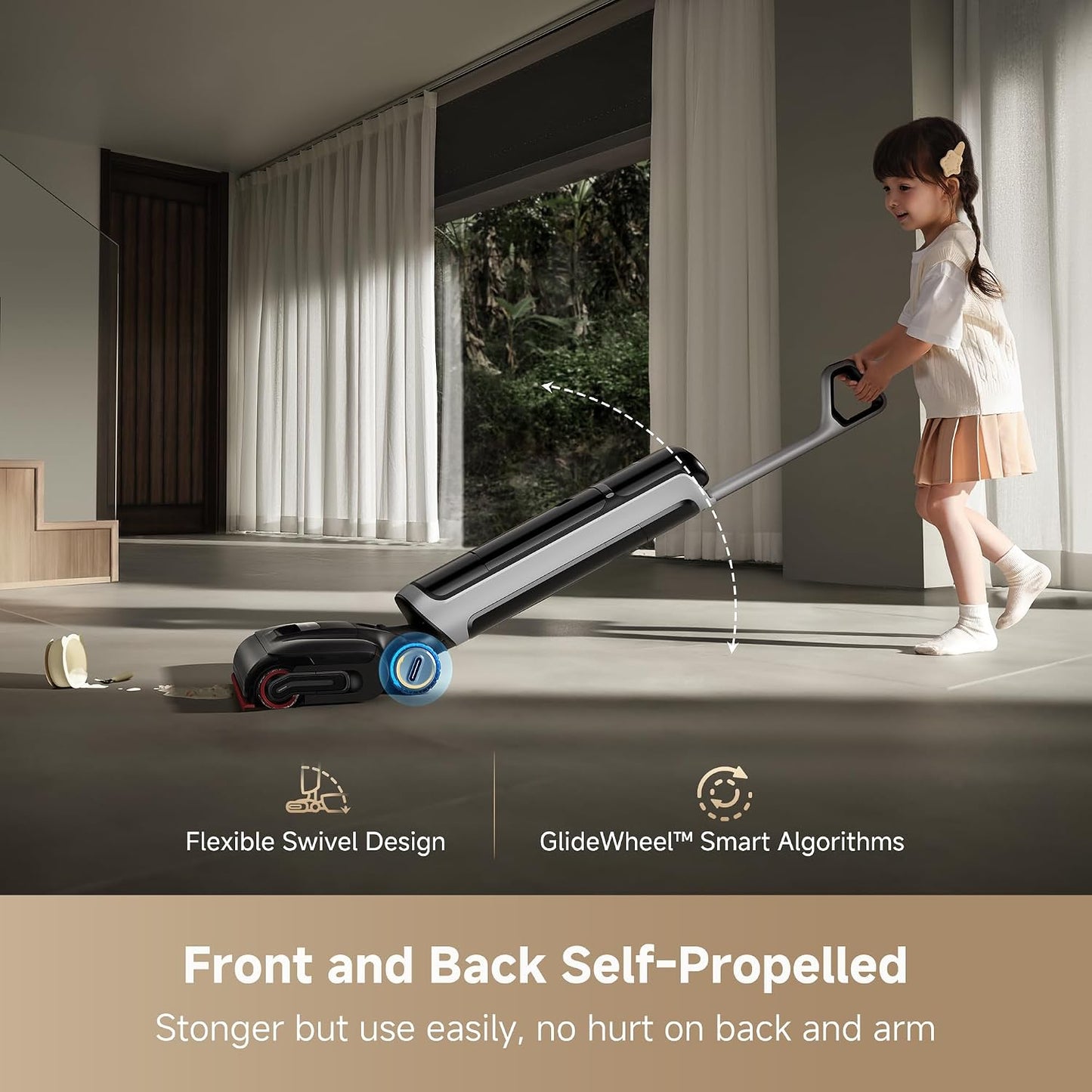 (Excellent) DREAME H15 Pro Heat Wet Dry Vacuum Cleaner – Hot Water Floor Cleaning | 22KPa Suction