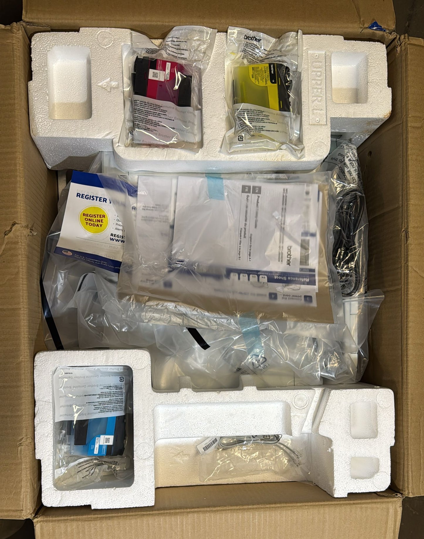 (New Open Box) Brother MFC-J5855DW Wireless A3 Color Inkjet Printer – All-in-One | Refillable Ink