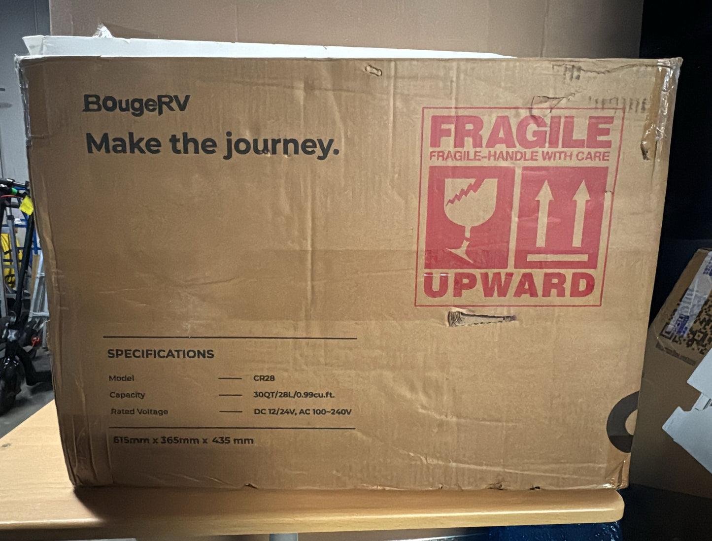 (Excellent) BougeRV 12V 30 Quart (28L) Portable Fridge – Model CR28