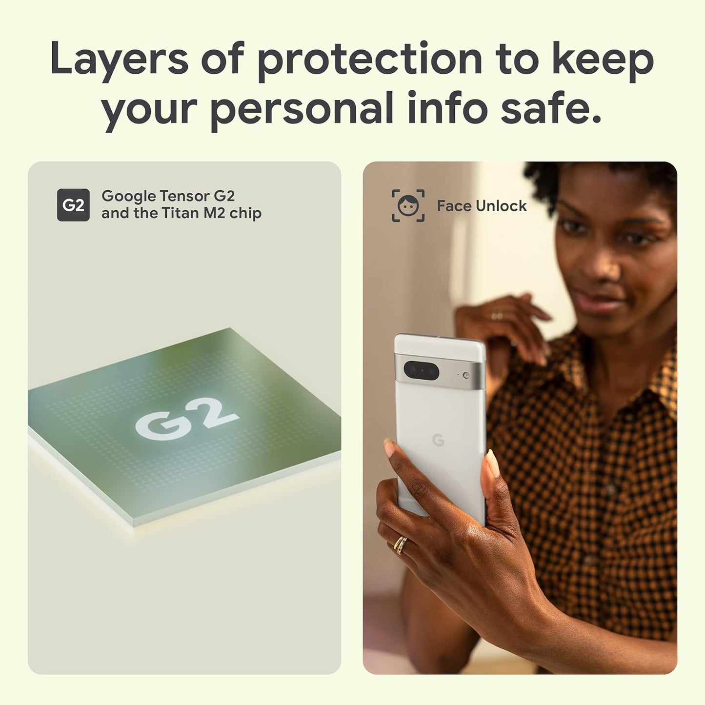 (Excellent) Google Pixel 7-128GB - Obsidian