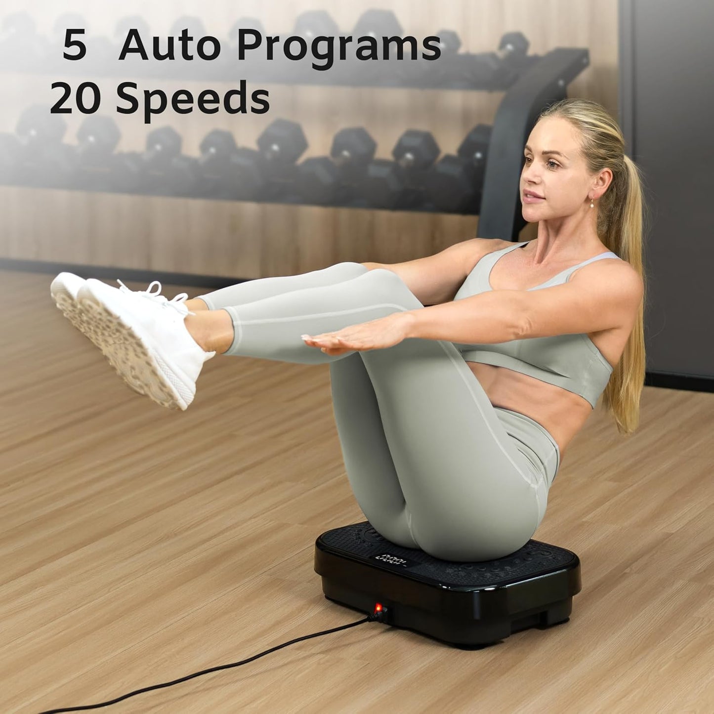 (Excellent) TheNeat Vibration Plate Exercise Machine, Vibration Plate 330 Lbs Capacity, NeatShake