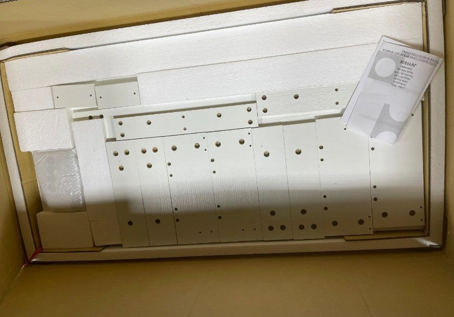 (New Open Box) Coffee Table 2-Tier Modern Center Cocktail Table W/Storage Shelf for Living Room