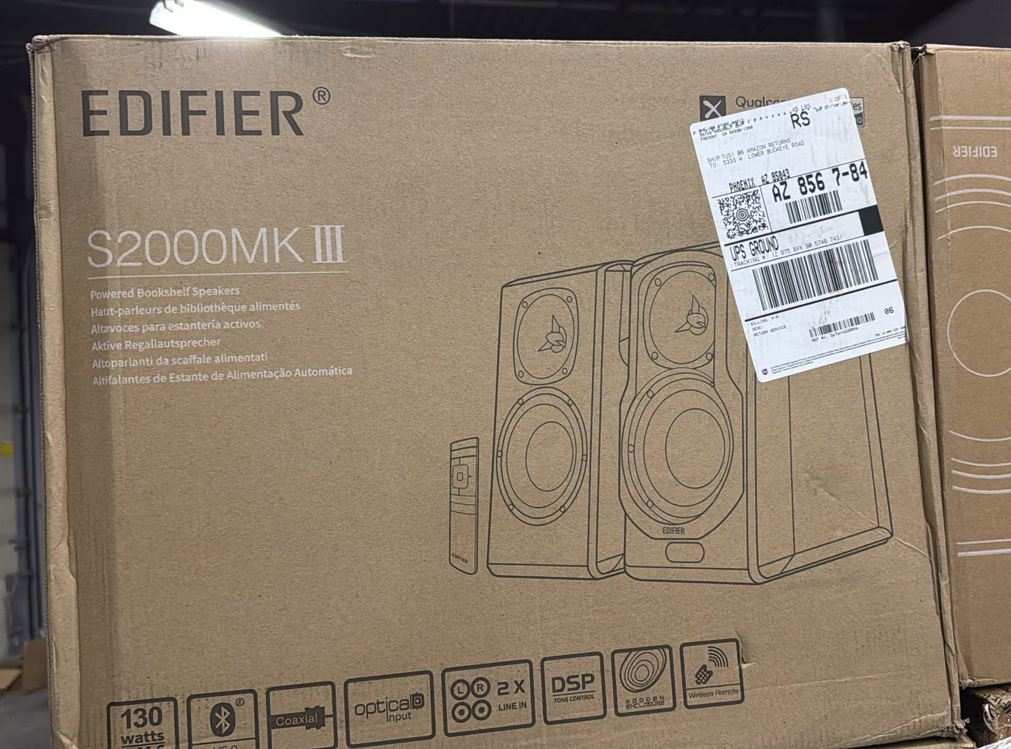(New Open Box) Edifier S2000MKIII Powered Bluetooth Bookshelf 2.0 Speakers -