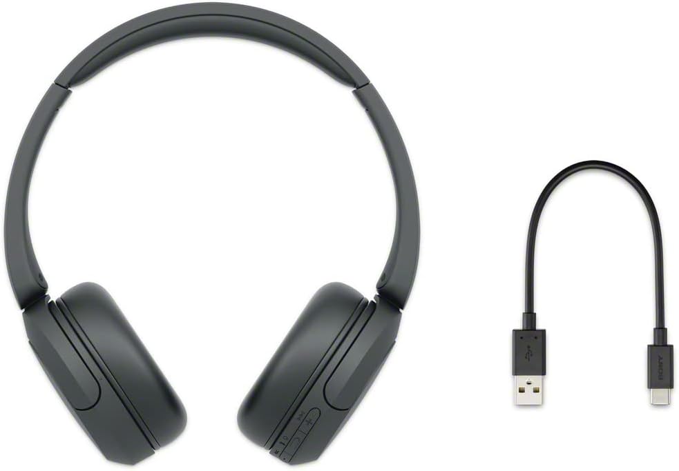(Brand New) Sony WH-CH520 Wireless Headphones Bluetooth On-Ear Headset with Microphone, Black