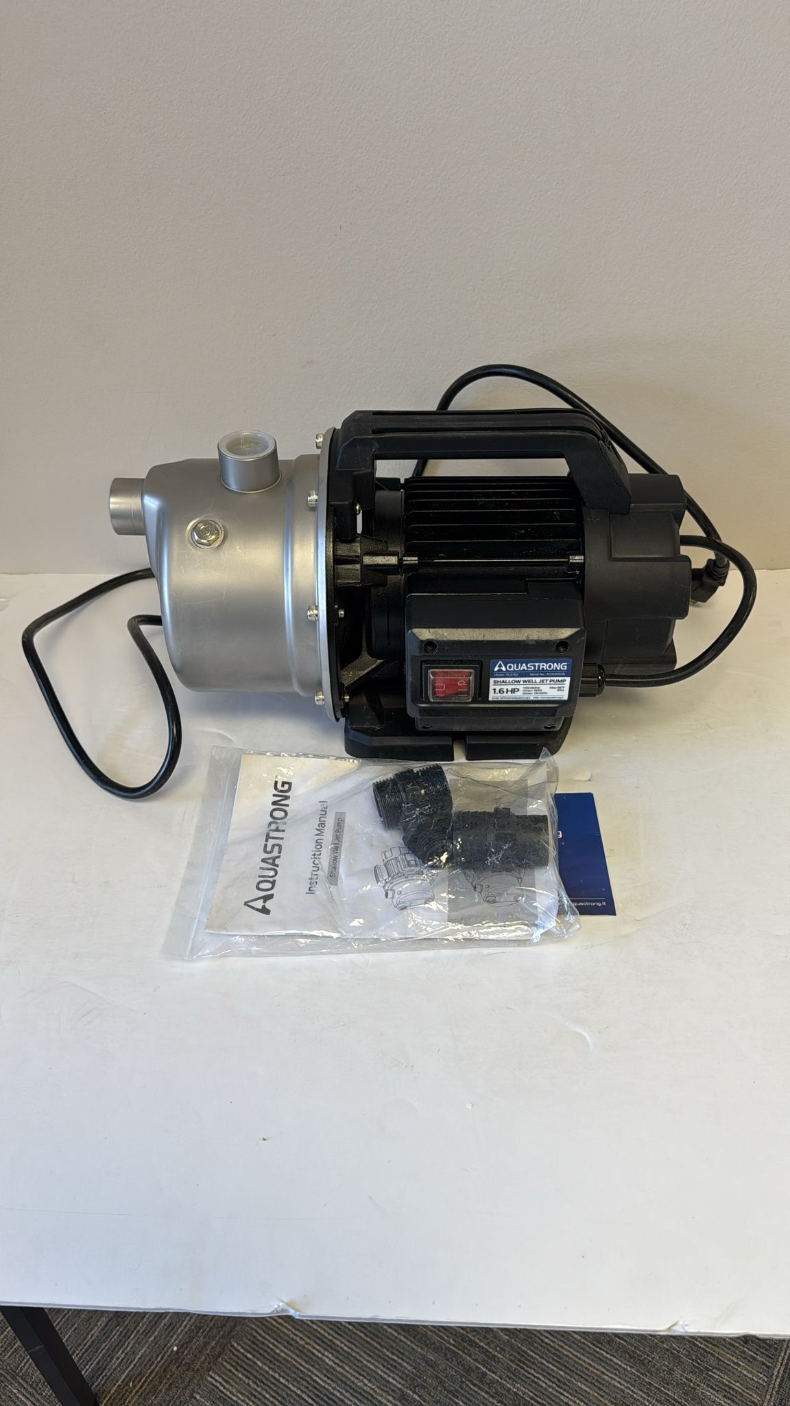 (Good) Aquastrong 1.6HP Portable Shallow Well Pump Garden Pump, 1320GPH, 115V, Stainless Steel, Sprinkler Pump, Water Transfer Draining Irrigation Pump, for Lawn or Garden…