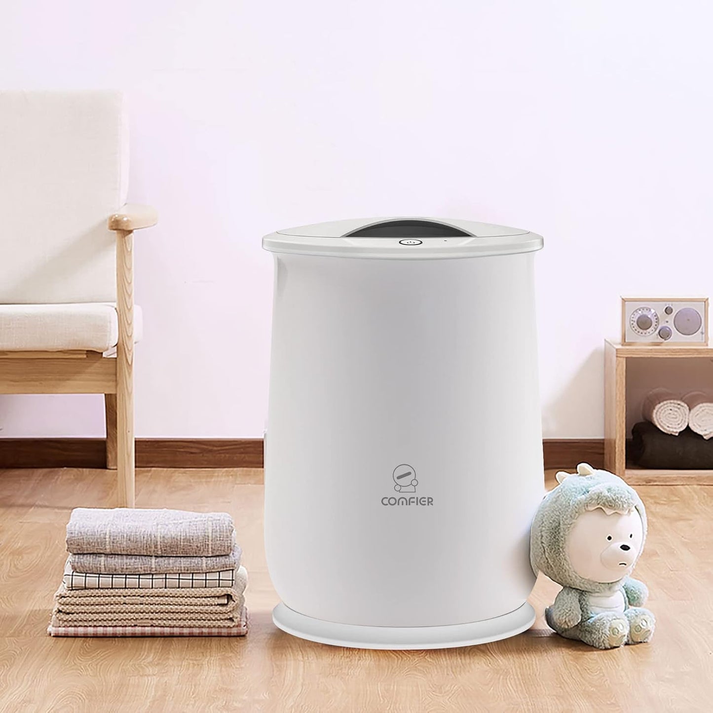 (New Open Box)  COMFIER Towel Warmer Bucket | Large Hot Towel Warmer • Fits Oversize Towels