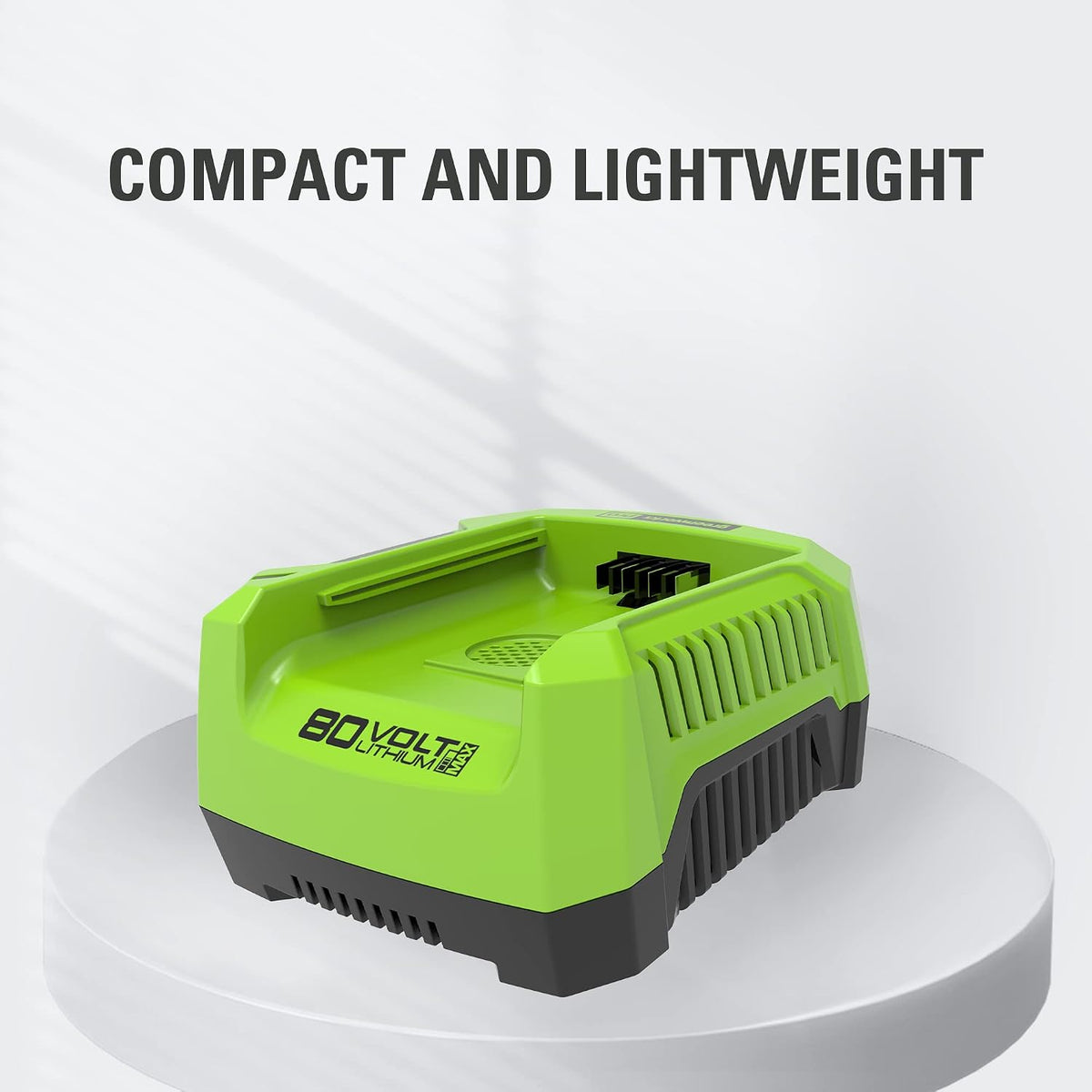 (Never Used) Greenworks PRO 80V Lithium Ion Single Port Rapid Battery Charger