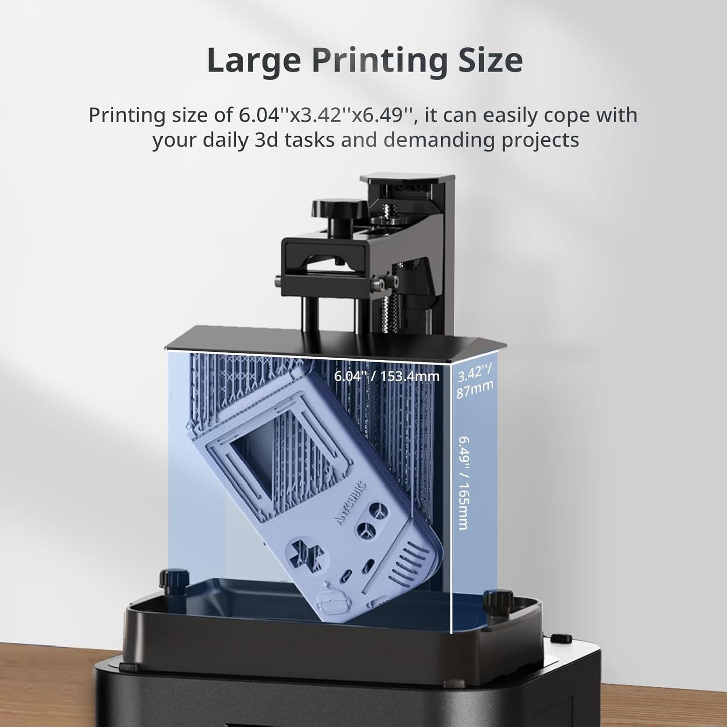 (New Open Box) ANYCUBIC Photon Mono 4 Resin 3D Printer, 7'' 10K Mono LCD Screen